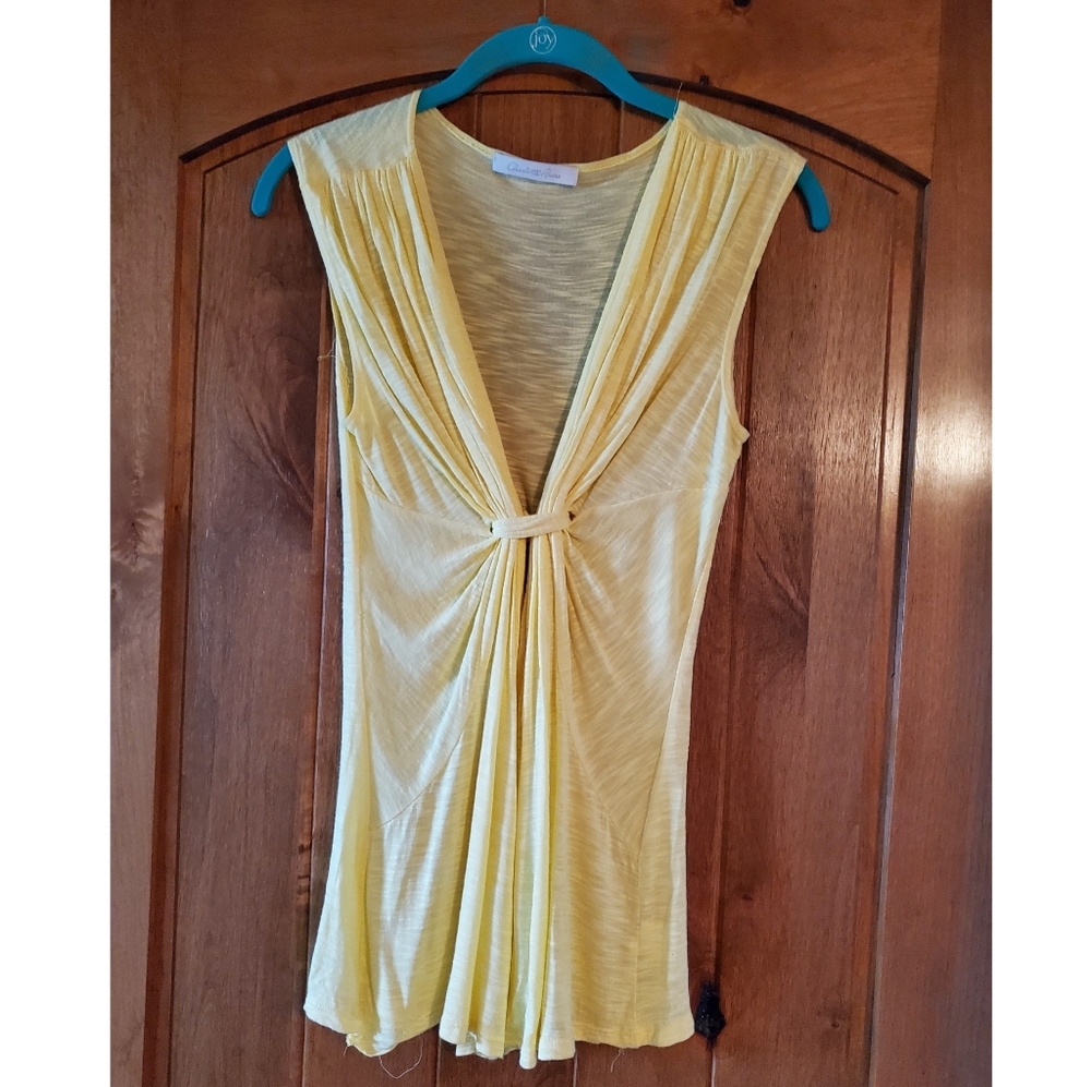 Yellow Flowy Tank Top